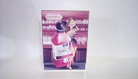 Pink Gin Dudess A4 by Susan Lapornik