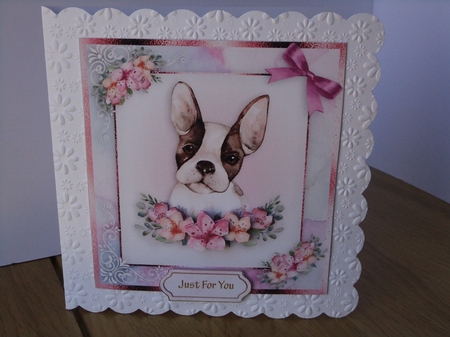 birthday card with cute flowers by Susan Lapornik