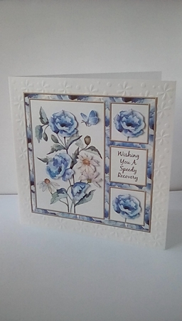 Poppies N Daisies Get Well Card Two by Susan Lapornik