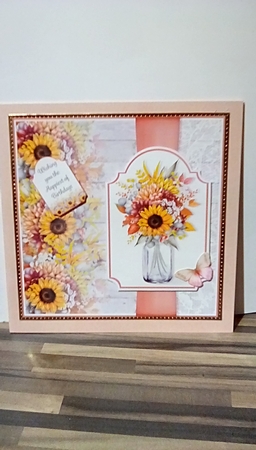 Mason Jar of Flowers 2 by Susan Lapornik