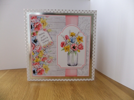 Mason Jar of Flowers 4 by Susan Lapornik