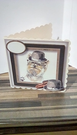 Dapper Dog For Fathers Day - Yorkshire Terrier by Susan Lapornik