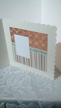 Lily of the Valley Happy Birthday Matching 6inch Split Topper Insert Panel by Susan Lapornik