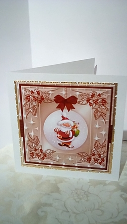 Bumperkit Christmas Santa Baubles & 2 Inserts by Susan Lapornik