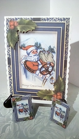 Vintage Christmas QUICK TOPPER INSERTS Bumper Kit by Susan Lapornik