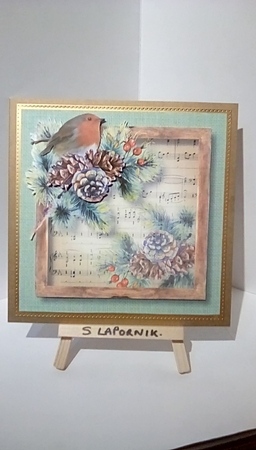 Rustic Christmas - Robin by Susan Lapornik