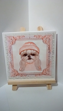 Cute Dog 9 by Susan Lapornik