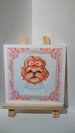 Cute Dog 11 by Susan Lapornik