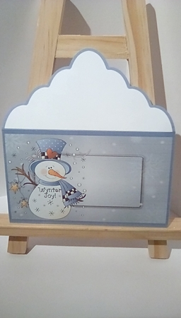 Winter joy snowman by Susan Lapornik