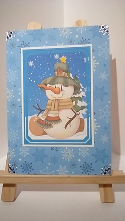4 Christmas woodland toppers by Susan Lapornik
