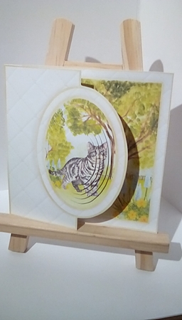 Cat Half Front Card Bumper Kit 2 by Susan Lapornik