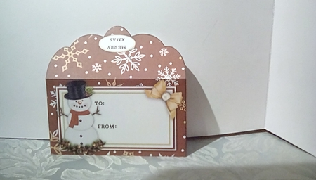 Snowman1 Money Envelope by Susan Lapornik