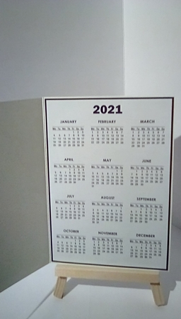 2021 Calendar Purple Cascade by Susan Lapornik