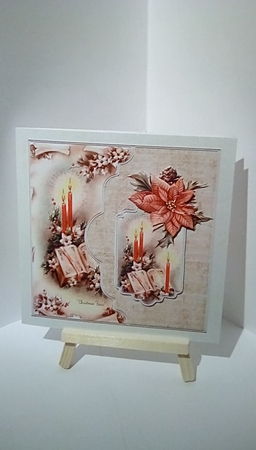 Christmas book 5x5x5x5 card by Susan Lapornik