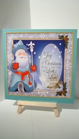 4, Card Fronts , Santa by Susan Lapornik