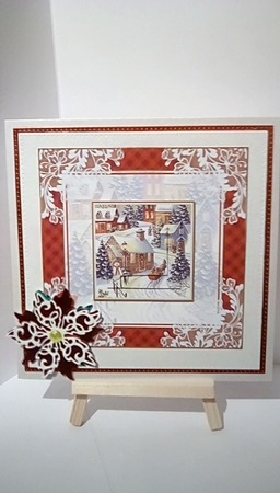 Christmas Seasons Greetings Topper 3 by Susan Lapornik