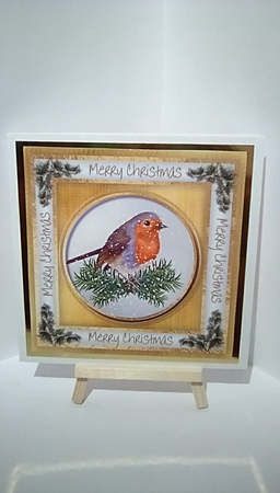 4, Card Fronts  , Gorgeous Robins by Susan Lapornik