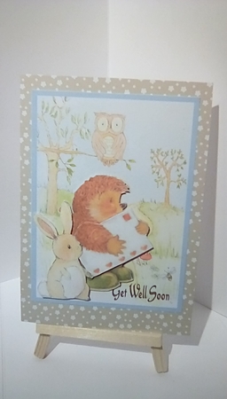 Get Well Soon says Hedgehog by Susan Lapornik