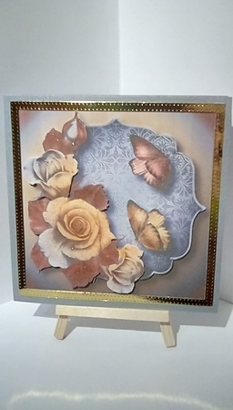 Blended Metallic Roses - Mixed Precious Metals by Susan Lapornik