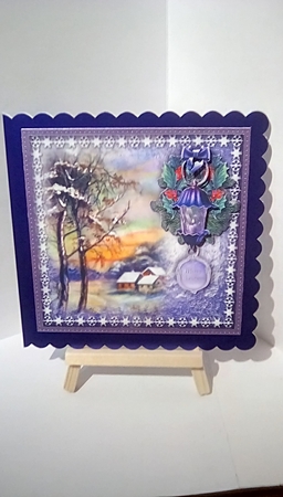 Christmas Lantern - Amethyst by Susan Lapornik
