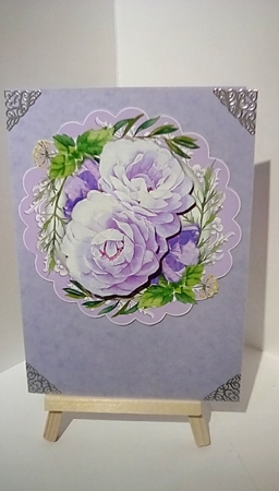 4, Lovely card Toppers , Gorgeous Roses by Susan Lapornik