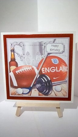 Sportsman Birthday by Susan Lapornik