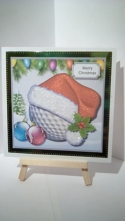 Christmas Golf by Susan Lapornik