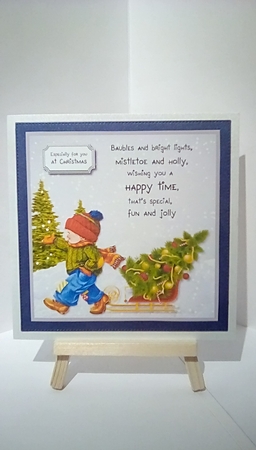 Bringing home the tree by Susan Lapornik