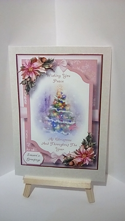 Beautiful Christmas Scene - The Christmas Tree A5 by Susan Lapornik