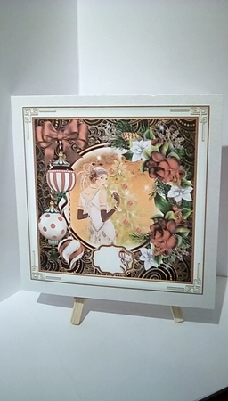 Art Deco Ornate 03 Christmas Mini Page Kit by Susan Lapornik