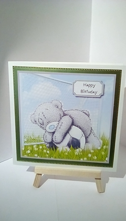 Tatty Teddy Football  by Susan Lapornik