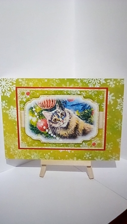 The Cat and The Christmas Tree 2 by Susan Lapornik