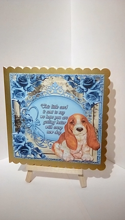 Cute Puppy Topper for lots of occasions #7 by Susan Lapornik