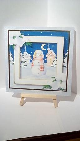 Winter Night 2 8x8 by Susan Lapornik
