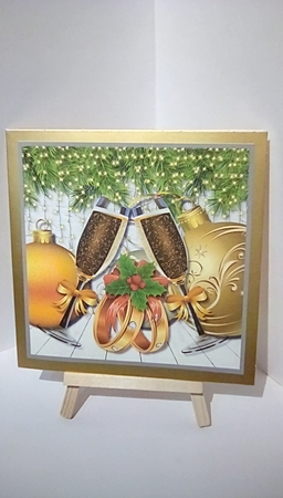 Christmas Engagement or Wedding Congratulations by Susan Lapornik