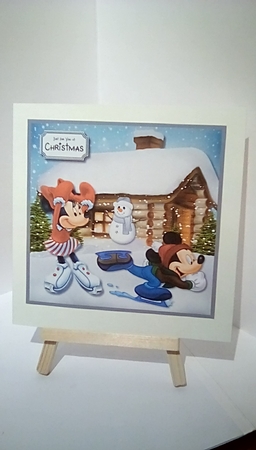 Mickey and Minnie Christmas by Susan Lapornik