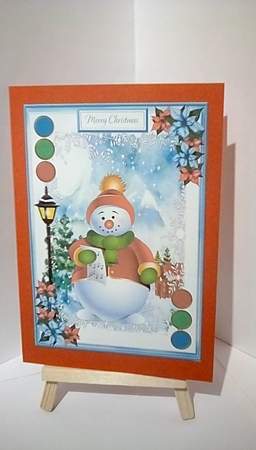 Snow Time Snowman 1 by Susan Lapornik