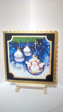 Bauble Burst - Santa Surprise by Susan Lapornik