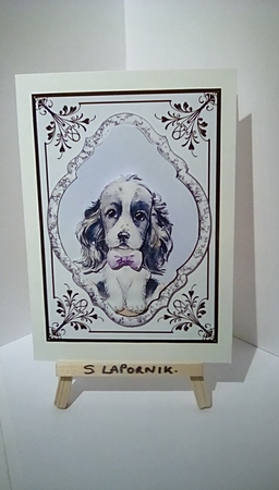 Cocker Spaniel Birthday Mini Kit by Susan Lapornik