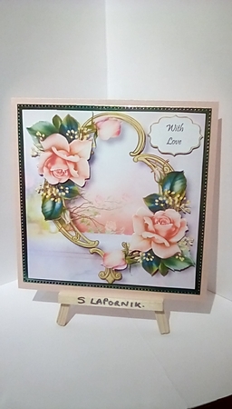 Gorgeous Flowers On Golden Frame Bumper kit 1 by Susan Lapornik
