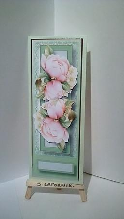 Floral Lge DL - Peony by Susan Lapornik