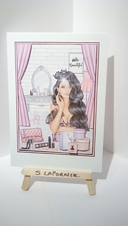 Hello Beautiful Mini Card Kit #9 by Susan Lapornik