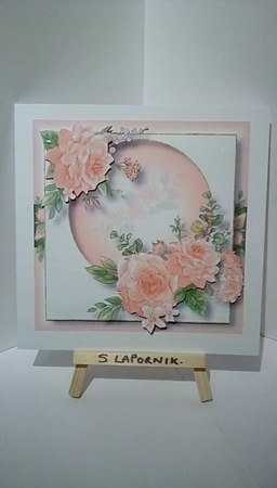 Painted Roses - Pink by Susan Lapornik