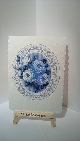 ROSIE POSIE 3 A5 DECOUPAGE TOPPER  by Susan Lapornik