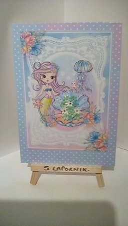 Mermaid and Lace 1 by Susan Lapornik
