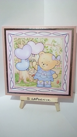 Gorgeous Bear and Balloons 4 by Susan Lapornik