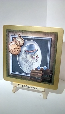 The Dapper Cat 4 by Susan Lapornik