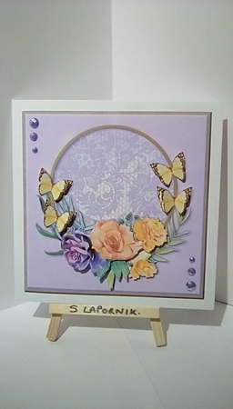 Quick  Card  Butterfly Kisses by Susan Lapornik