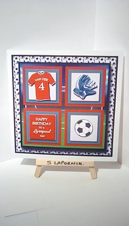 8x8 LIVERPOOL FOOTBALL BUMPER KIT - X7 A4 Sheets  by Susan Lapornik
