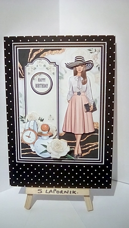 Fashion Girls 6x8 CardFrontBumper by Susan Lapornik